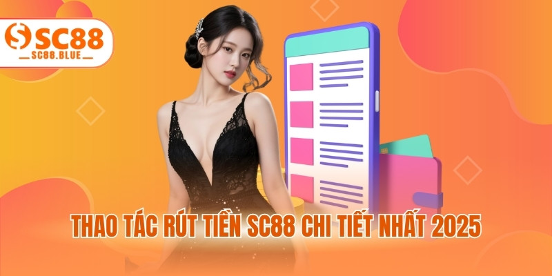 Thao tác rút tiền SC88 chi tiết nhất 2025